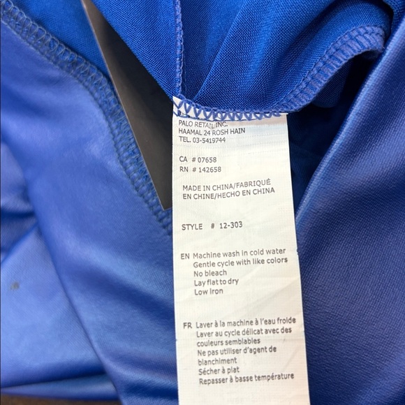 Wet Seal faux leather Bell Bottom Electric Blue high waisted Pants - Picture 3 of 4